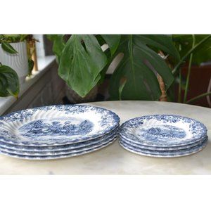 Johnson Brothers 'Coaching Scenes' Dinner Plates and Bread Plates